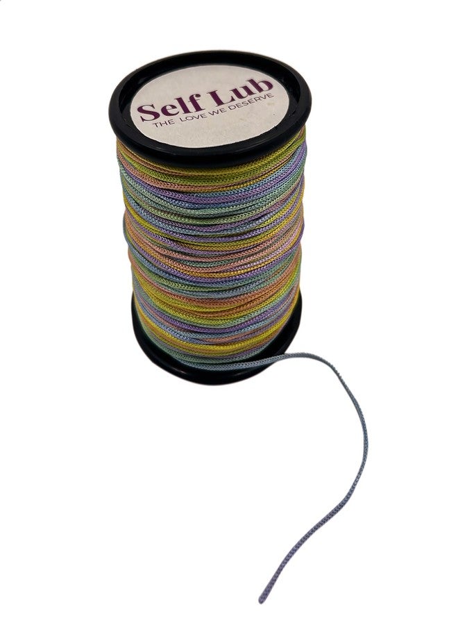 Self Lub 2 mm 100 Meters Chord for Friendship Bands, Sturdy Rainbow Non Streatchable Cord for Jewelry Making, Friendshipband and DIY Crafts - Image 2